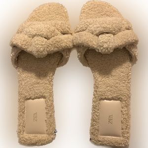 Zara Crossover Fabric Sandals